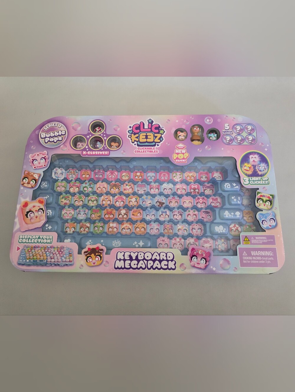 NEW Clickeez Series 3 Bubble Pops! Keyboard Mega Pack Starter Set
